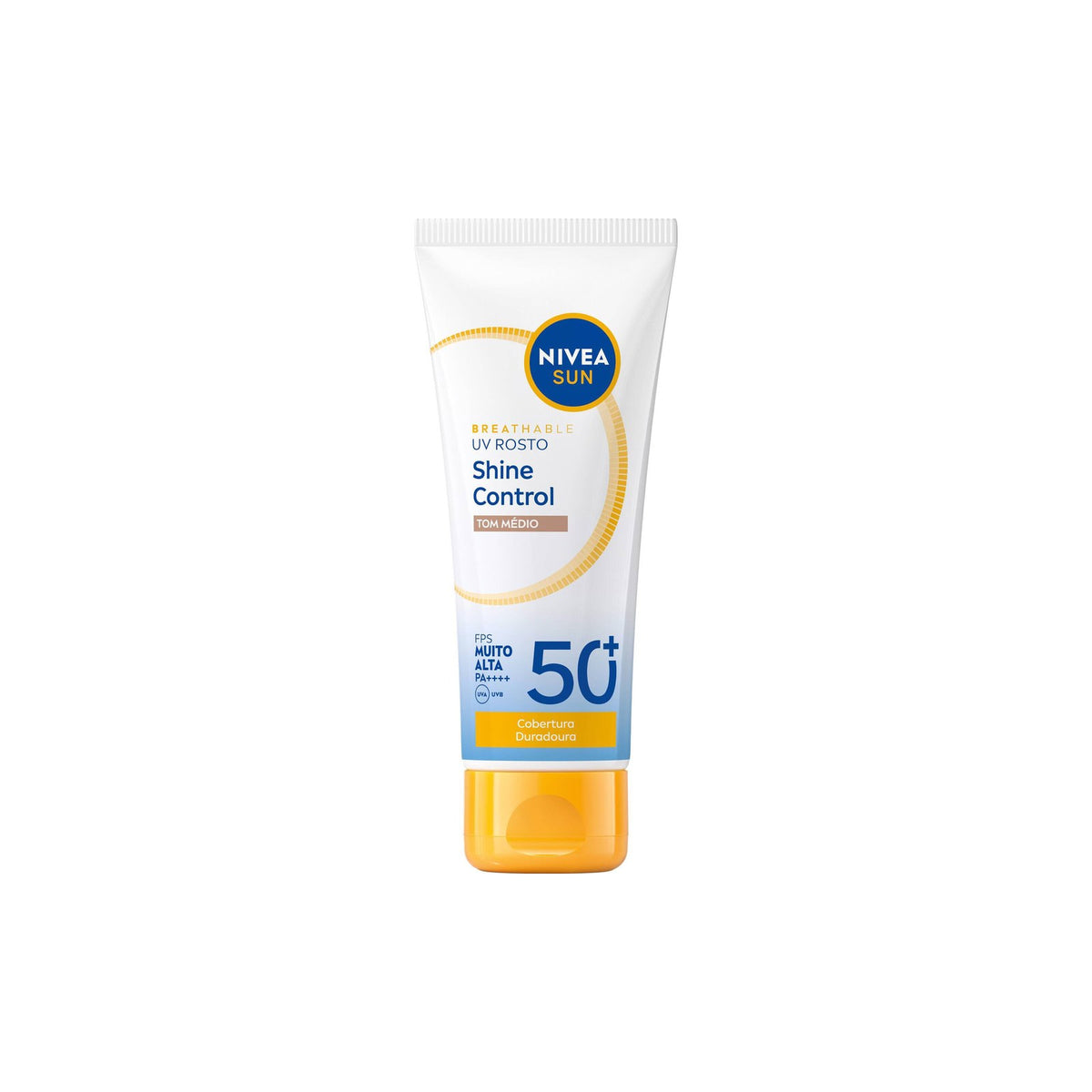 Nivea Sun UV Rosto Shine Control Tom Médio FP50+ 40 ml