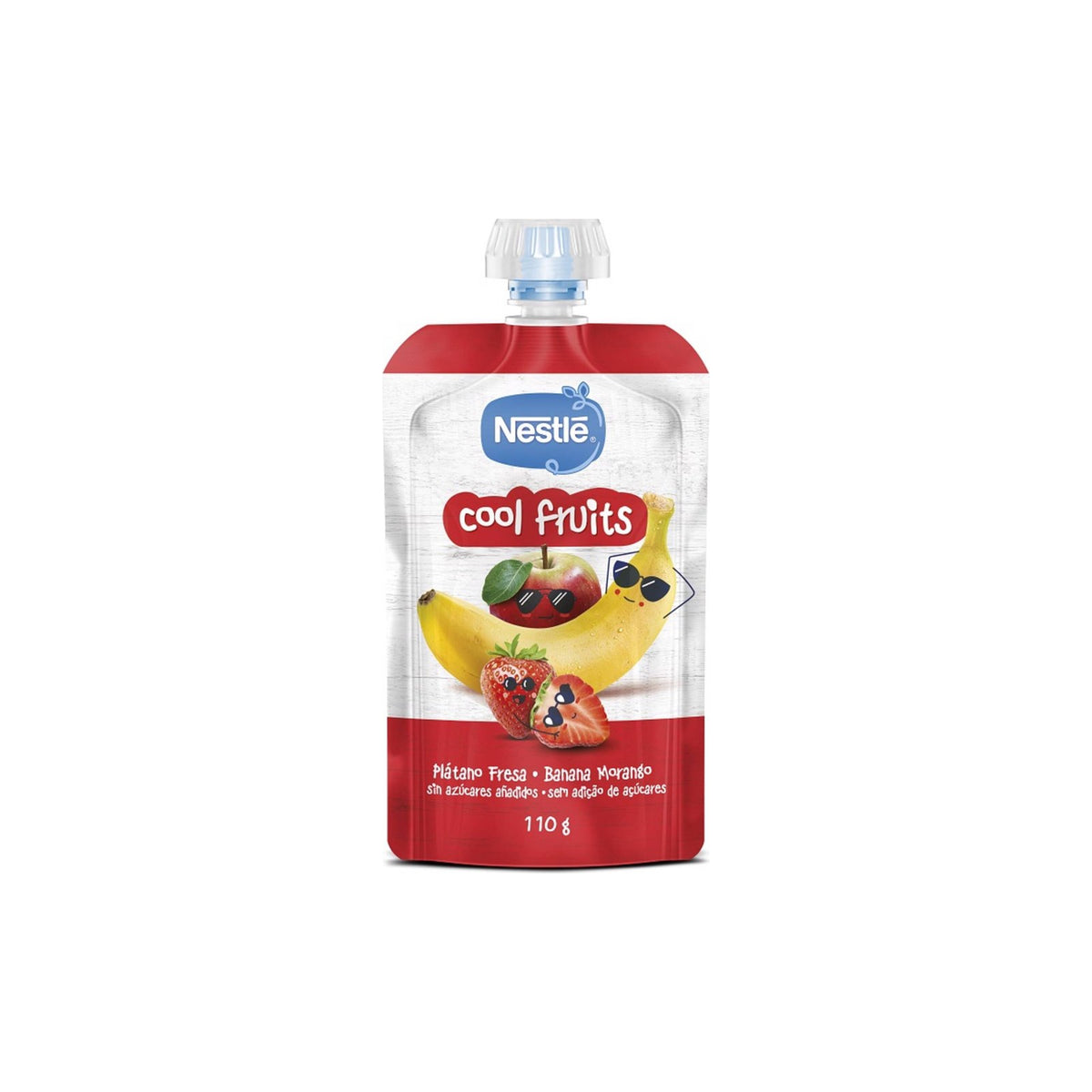 Nestlé Saqueta Maçã, Banana e Morango +12M 110 g