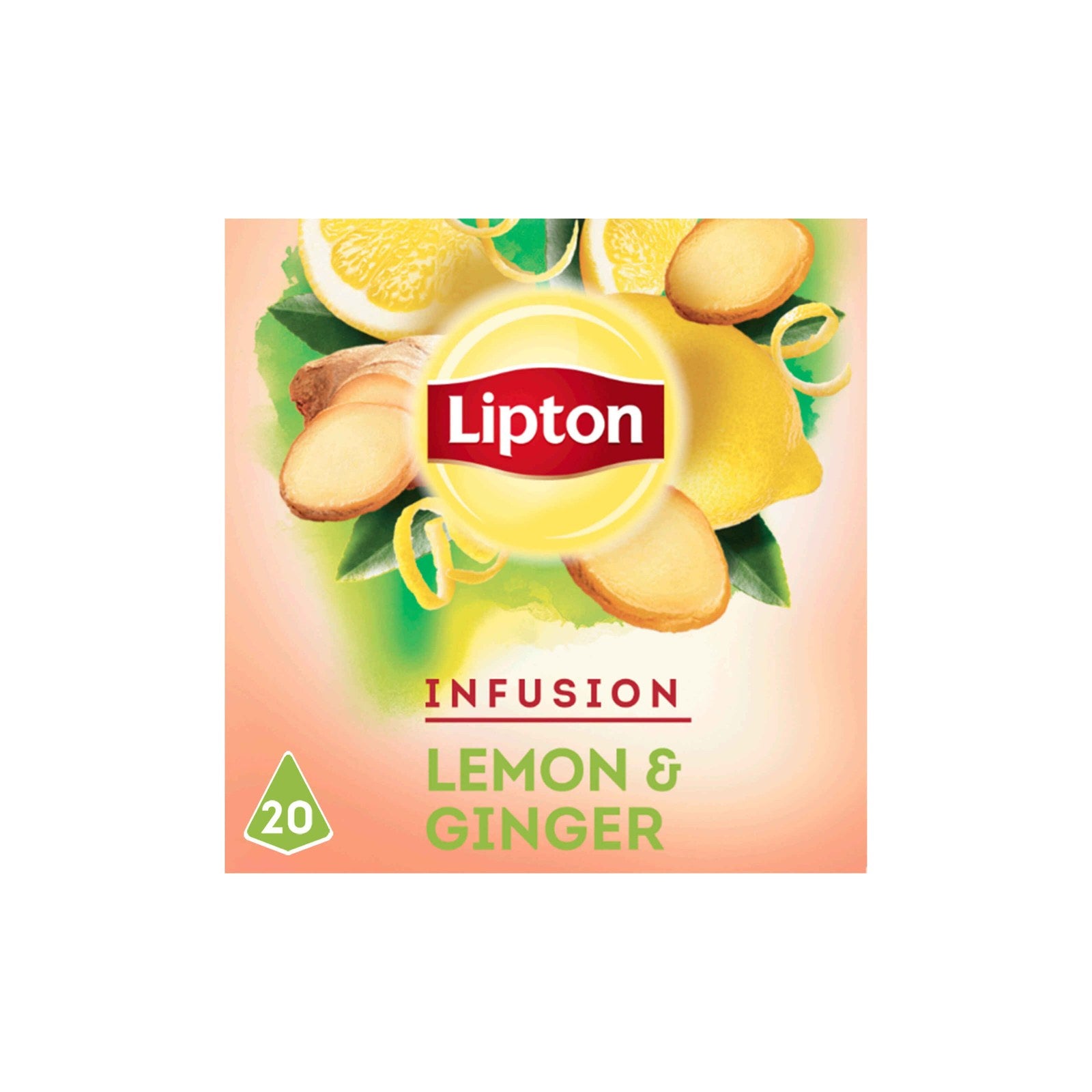 Infusão de Limão e Gengibre Lipton 40 g 20 un