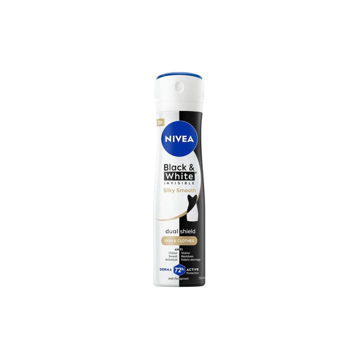 Nivea Black & White Silky Smooth Spray 150 ml