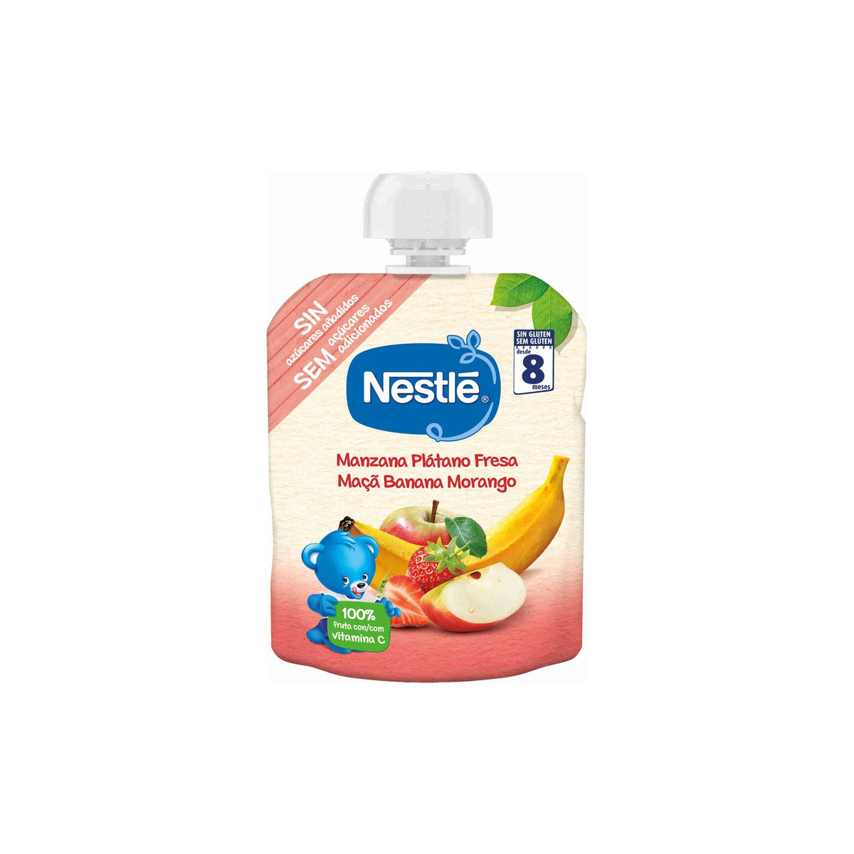 Nestlé Maçã Banana e Morango +8M 90 g