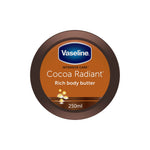 Creme Corporal Vaseline Cocoa Radiant Manteiga de Cacau 247 g 250 ml