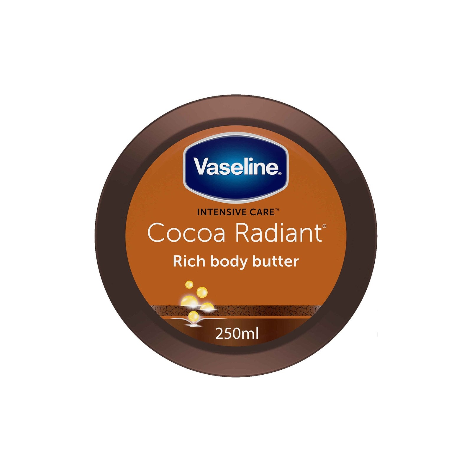 Creme Corporal Vaseline Cocoa Radiant Manteiga de Cacau 247 g 250 ml
