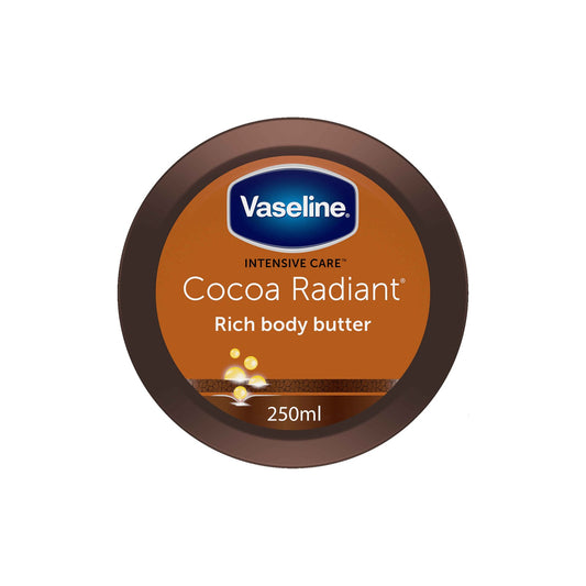 Creme Corporal Vaseline Cocoa Radiant Manteiga de Cacau 247 g 250 ml