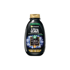 Garnier Ultra Suave Champô Carvão Magnético 400 ml