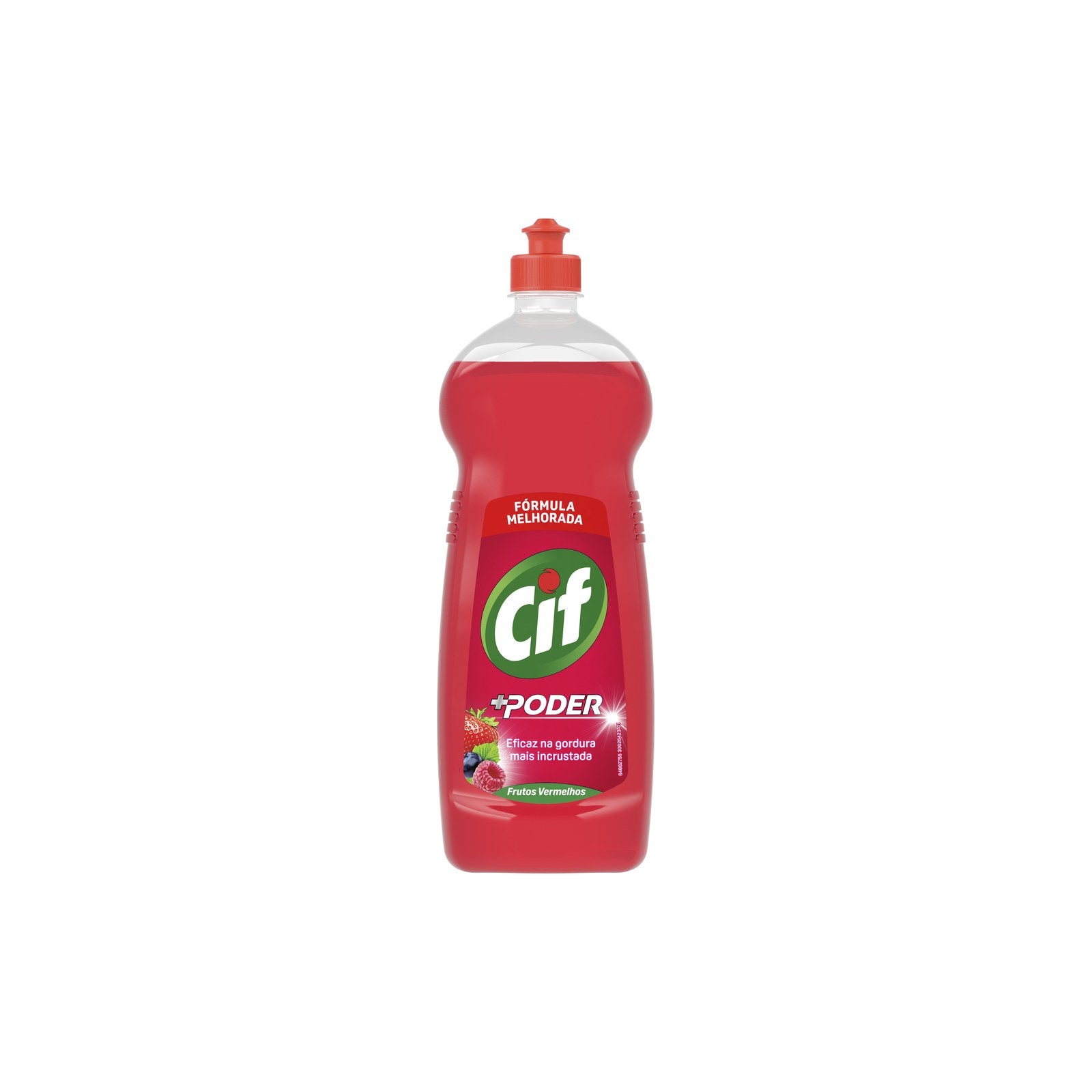 Detergente Manual de Loiça Cif +Poder Frutos Vermelhos 1,021 kg 1 L
