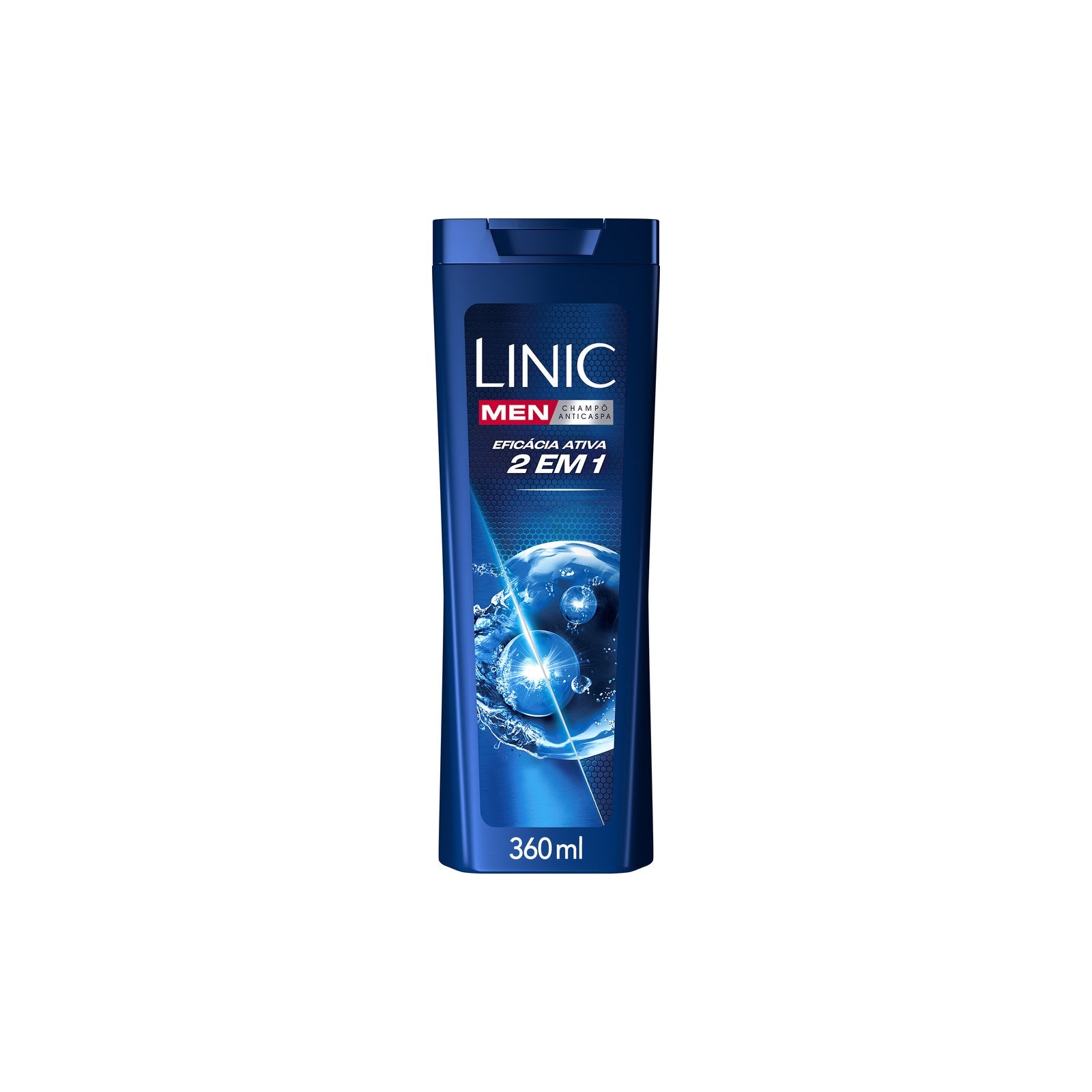 Champô Anticaspa 2 em 1 Linic Men Eficácia Ativa 374 g 360 ml