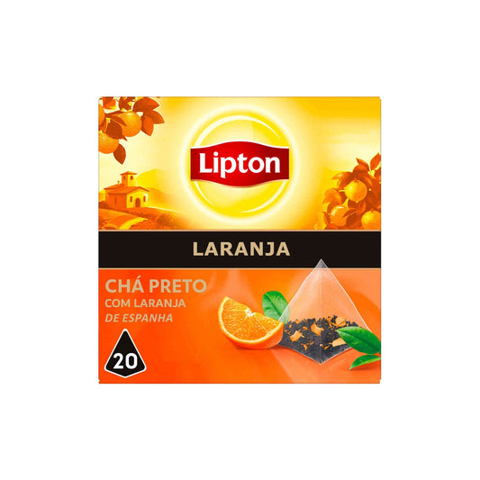 Chá Preto e Laranja Lipton Pyramid 34 g 20 un