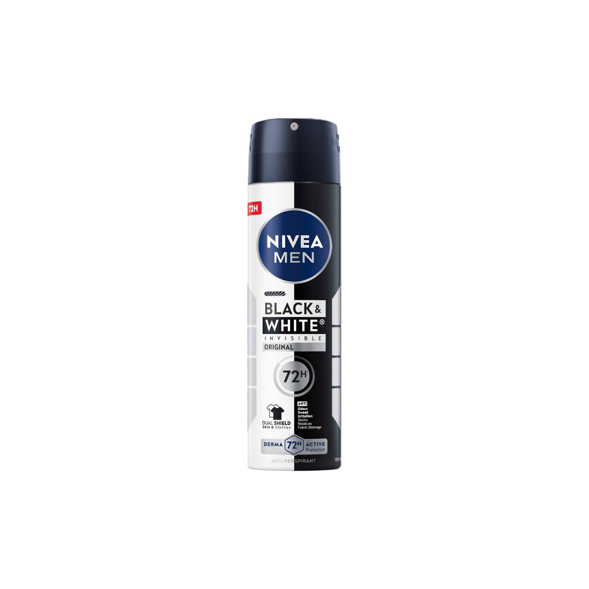 Nivea Men Black & White Invisible Original Spray 150 ml