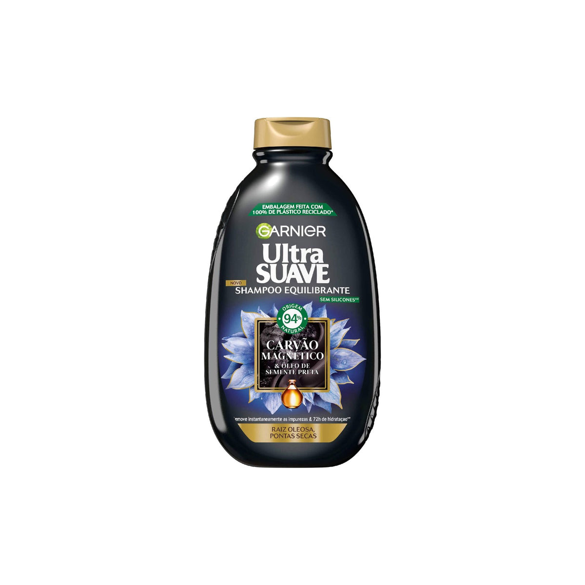 Garnier Ultra Suave Carvão Magnético Champô 600 ml