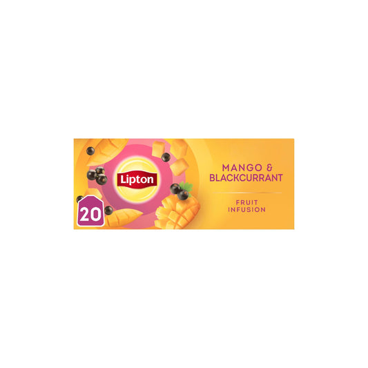 Infusão Lipton Manga e Groselha Preta 34 g 20 un