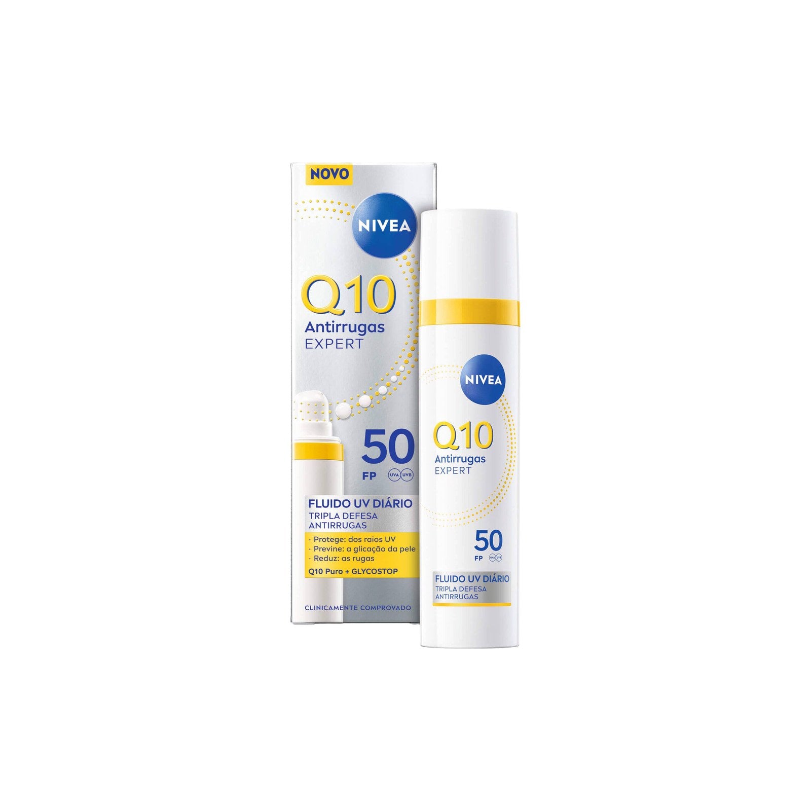 Nivea Q10 Glycostop Fluido Diário FPS 50 40 ml