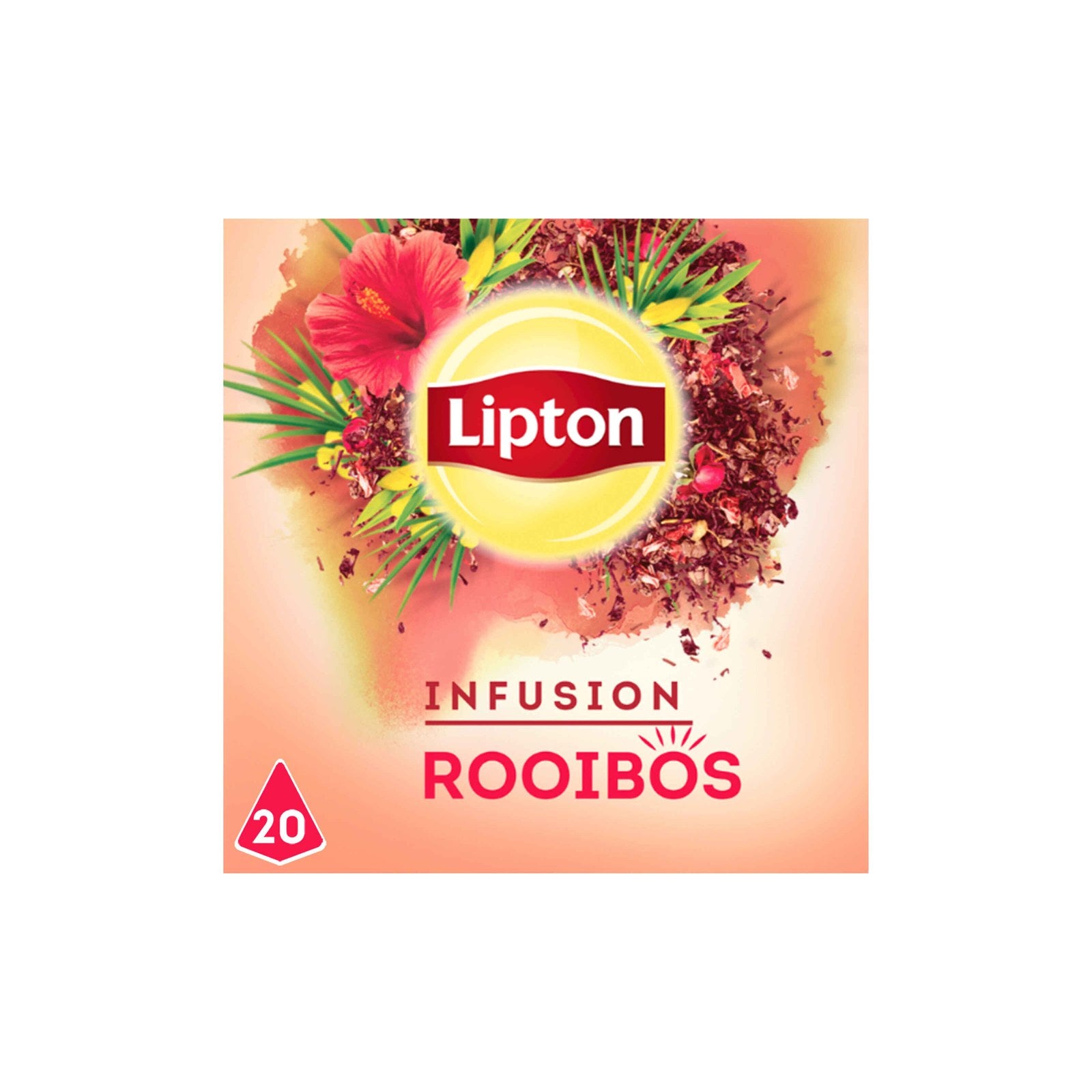 Infusão de Rooibos e Hibisco Lipton 40 g 20 un