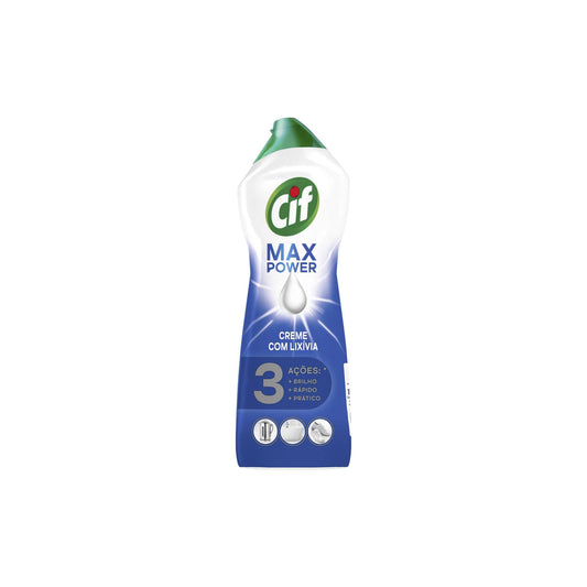 Creme de Limpeza com Lixívia Cif Max Power 1,078 kg 700 ml