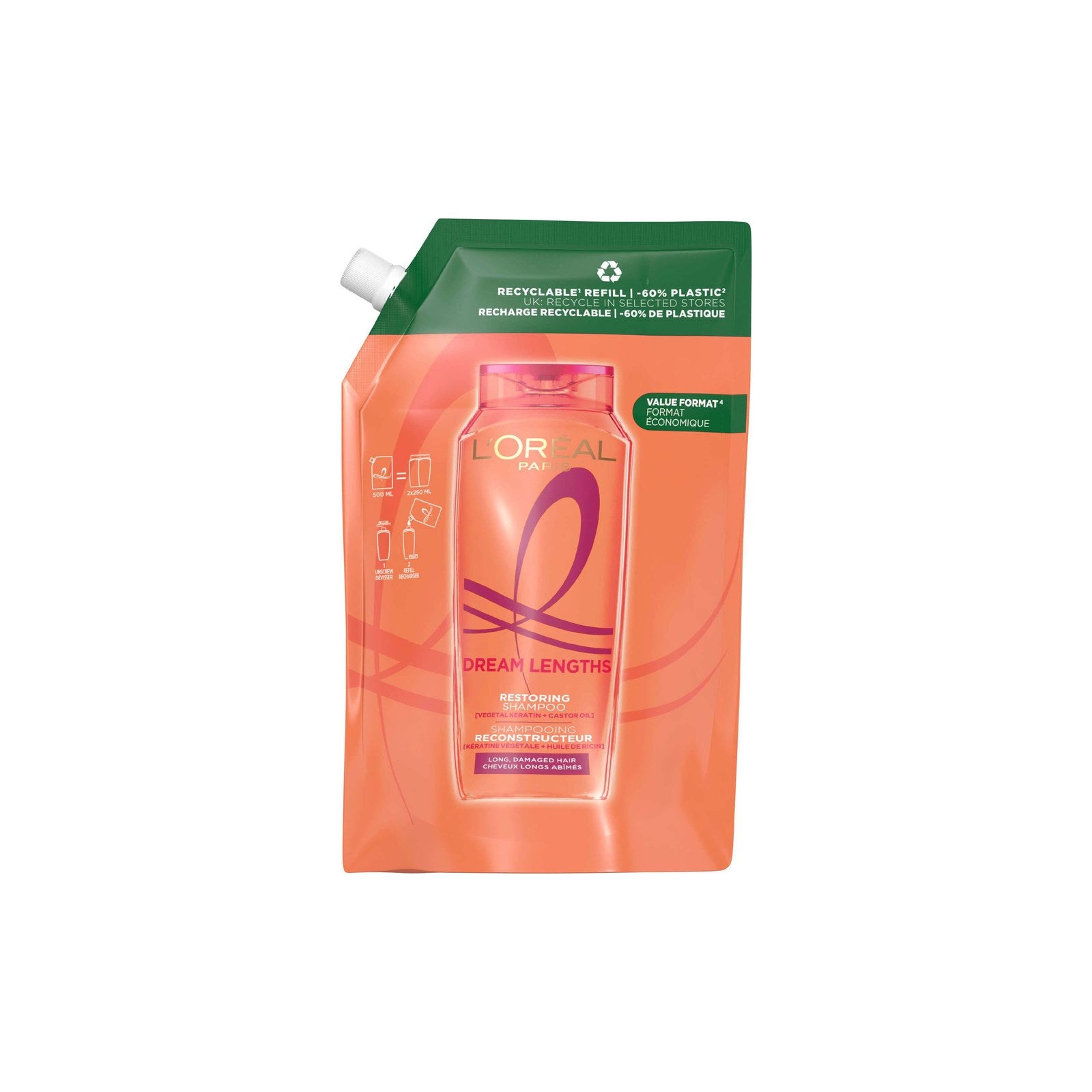 L'Oréal Paris Elvive Dream Long Recarga 500 ml