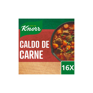Caldo de Carne em Cubos Sem Glúten Knorr 160 g 16 un