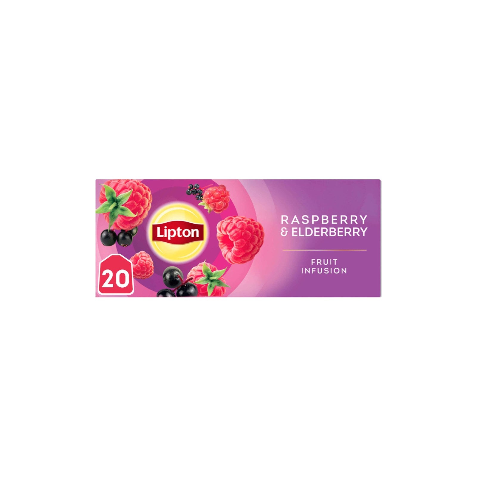 Infusão de Framboesa e Sabugueiro Lipton 32 g 20 un