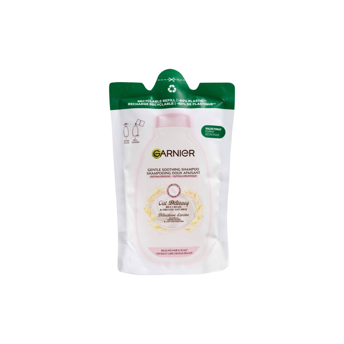 Garnier Ultra Suave Delicadeza de Aveia Champô Refill 250 ml
