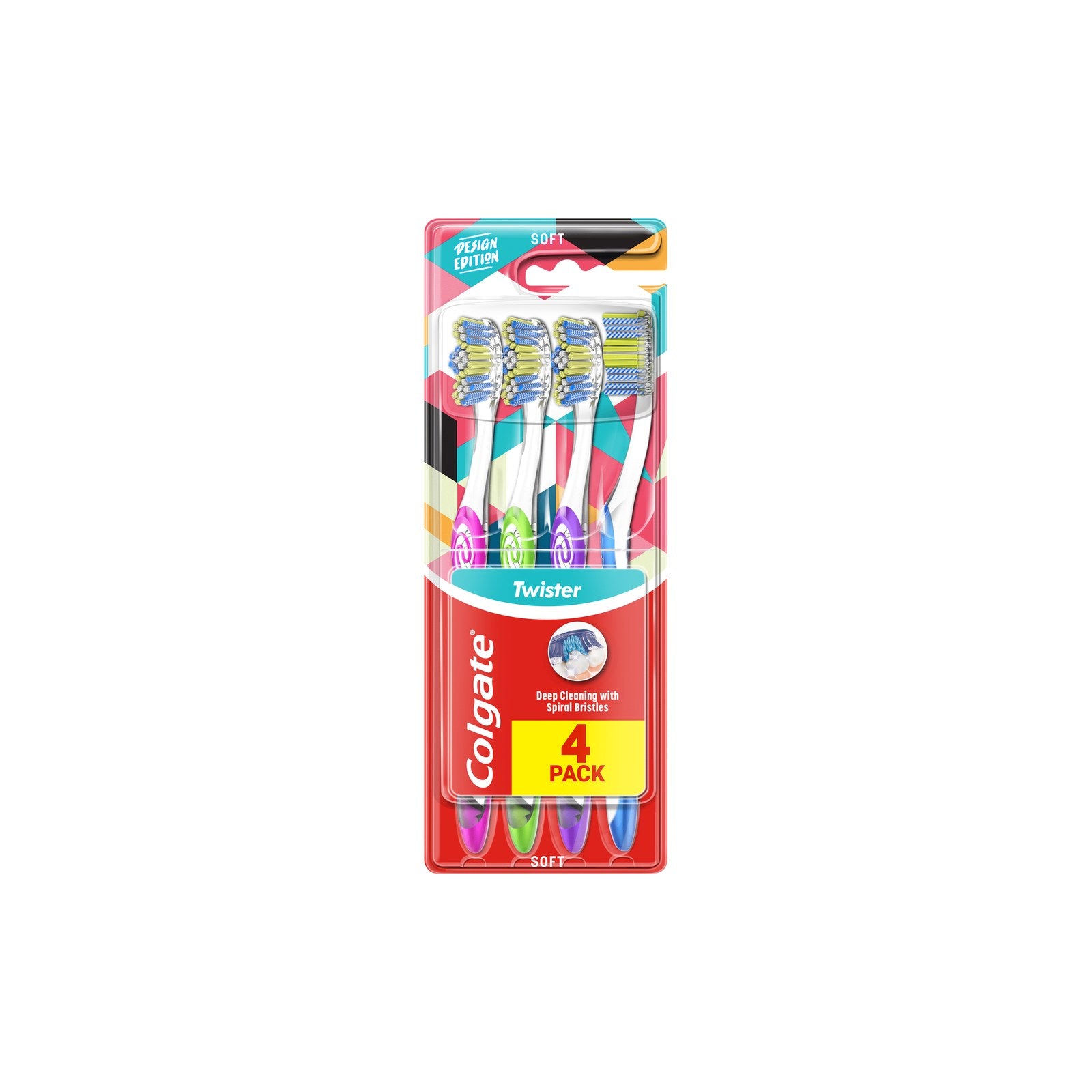 Colgate Twister Escova de Dentes 4 un