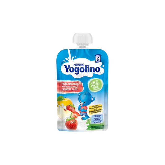 Yogolino Morango e Maçã Sem Glúten +8M 100 g