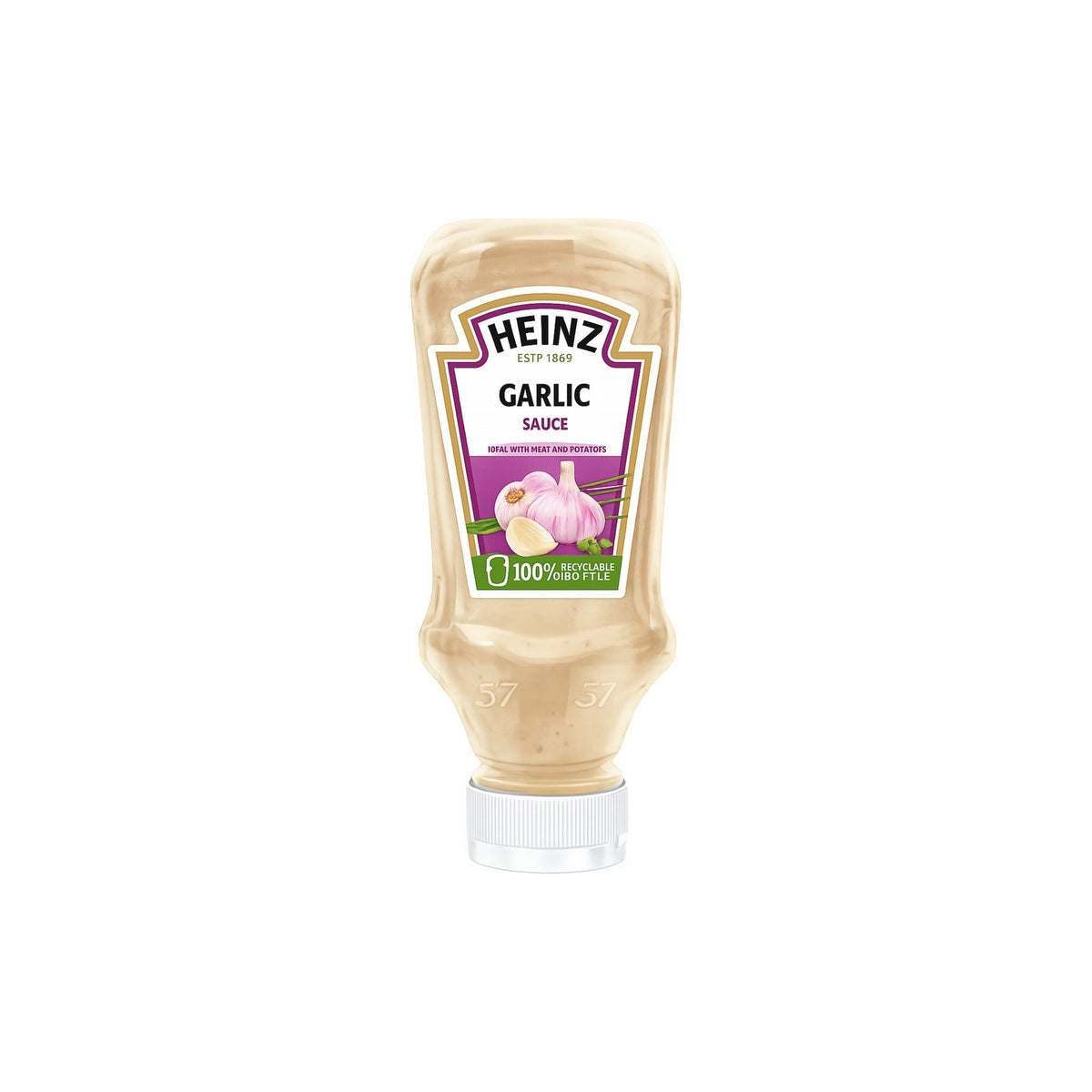 Heinz Molho de Alho Top Down 225 g