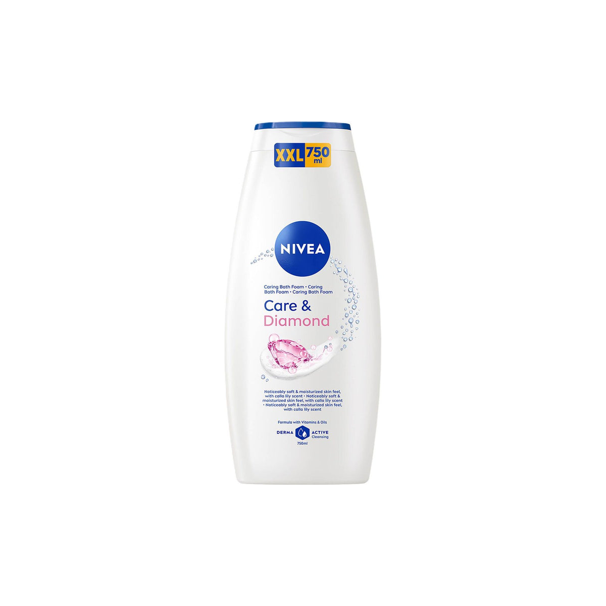 Nivea Bath Care & Diamond 750 ml