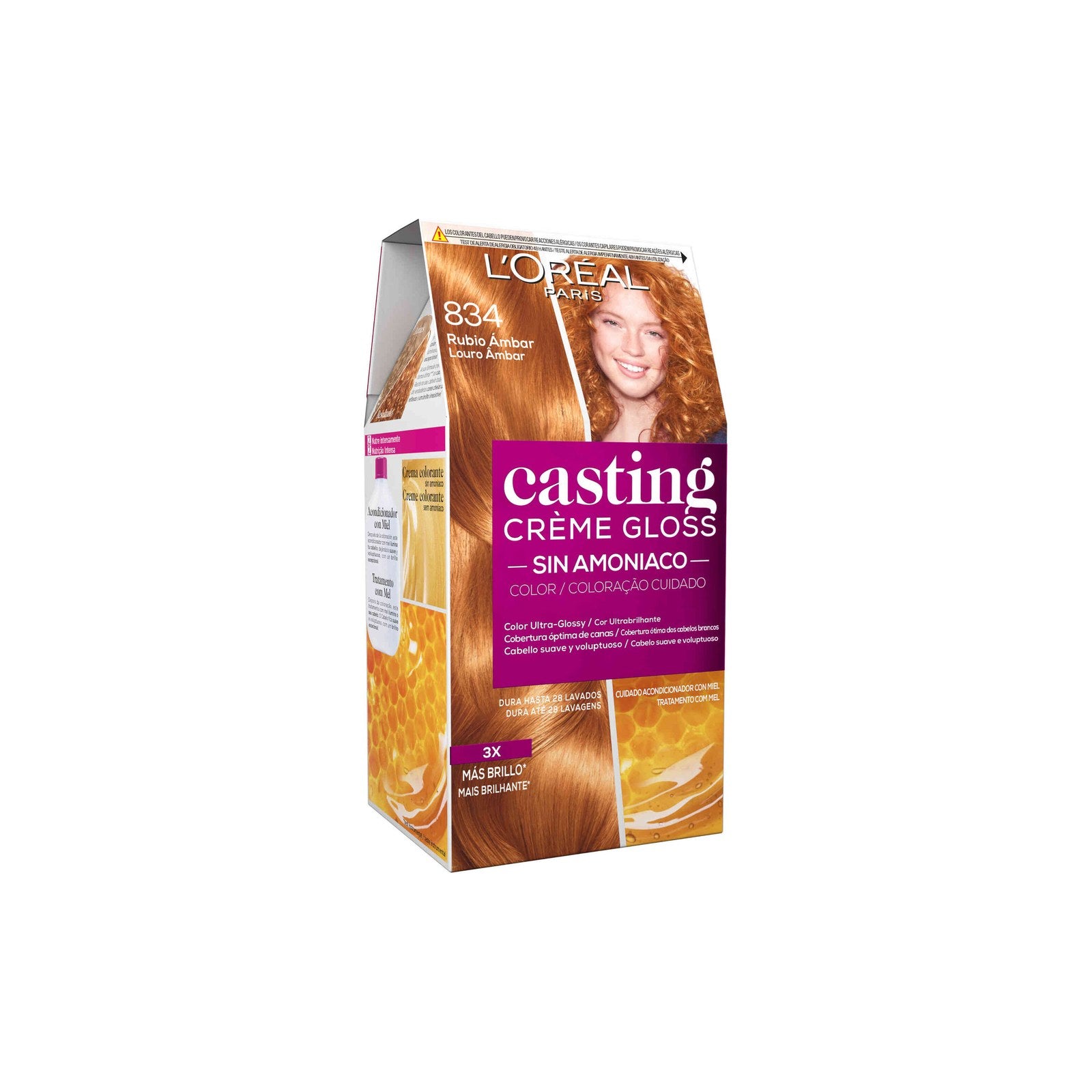 L'Oréal Paris Casting Creme Gloss 834 Louro Âmbar 1 un