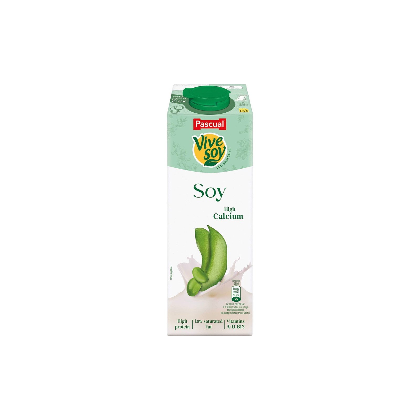 Vive Soy Soja Natural com Cálcio 1 L