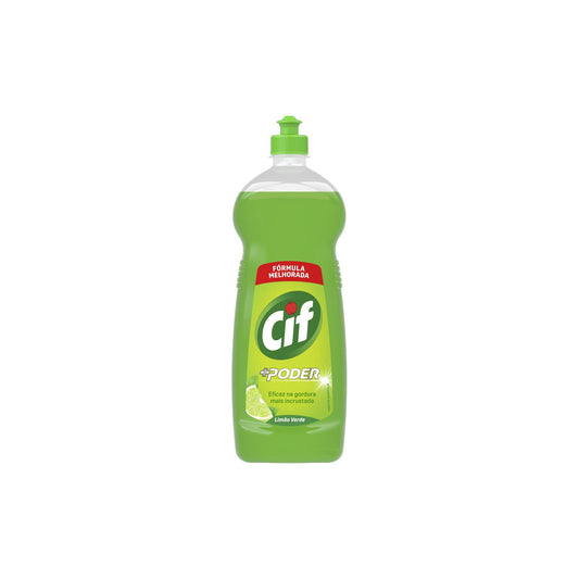 Detergente Manual de Loiça Cif +Poder Limão Verde 1,021 kg 1 L