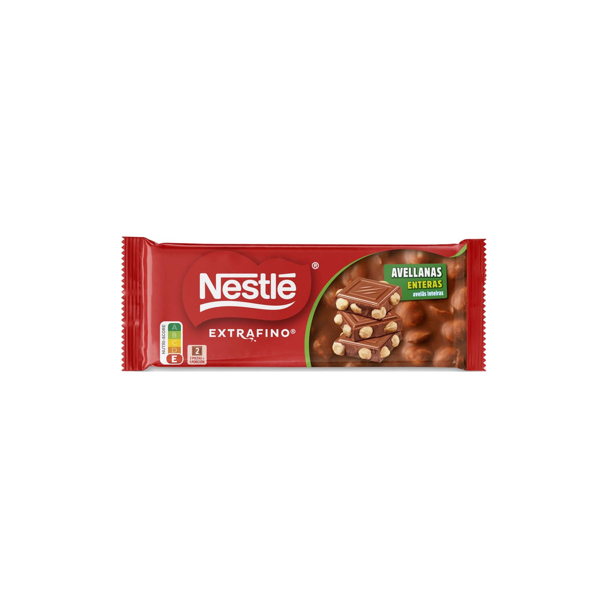 Nestlé Extrafino Chocolate de Leite Avelãs Inteiras 100 g