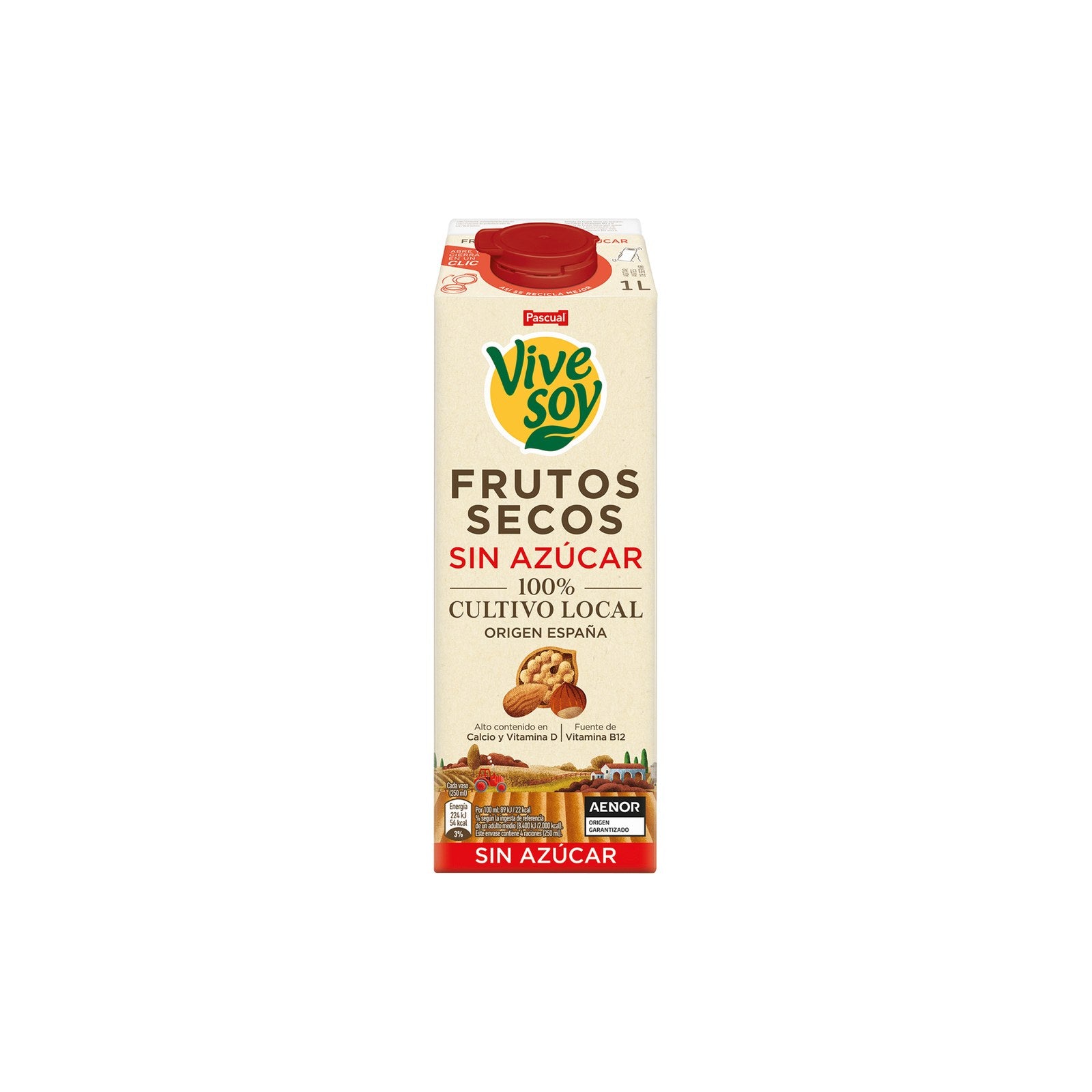 Vive Soy Vivesoy Bebida Frutos Secos Sem Açúcar 1 L