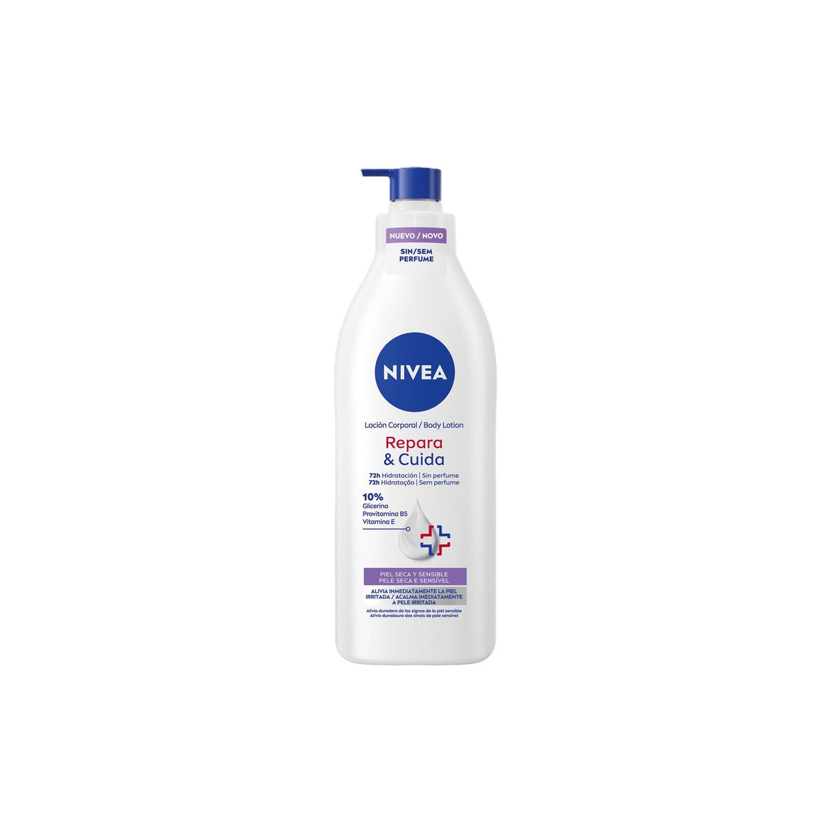 Nivea Body Lotion Repara & Cuida Sem Perfume 400 ml