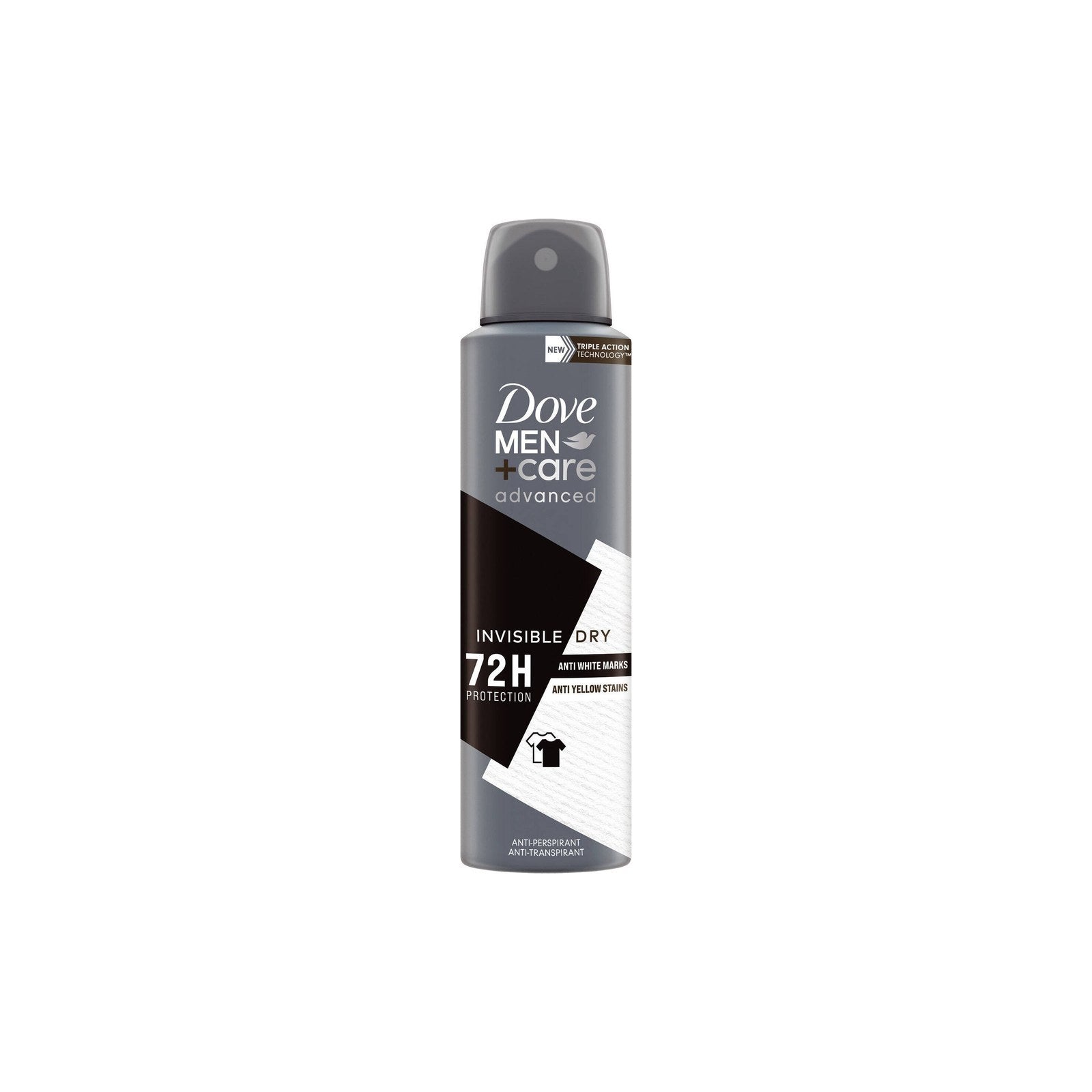Desodorizante Spray Dove Men+Care Invisible Dry 72h 90 g 150 ml