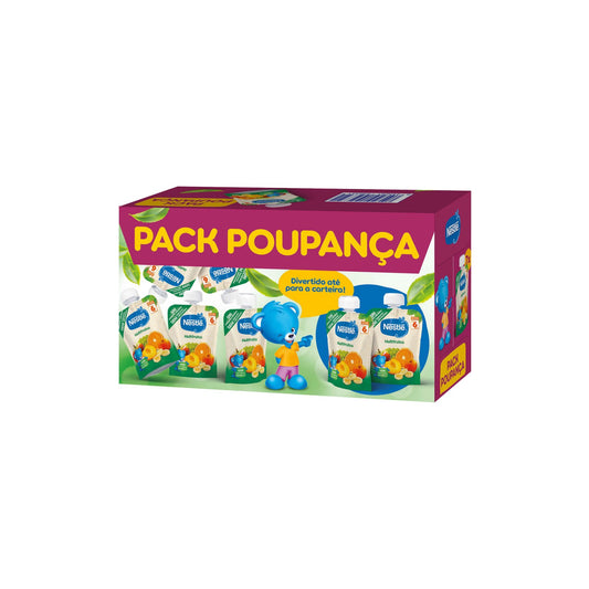 Nestlé Saquetas Multifrutas +6M 7x90 g