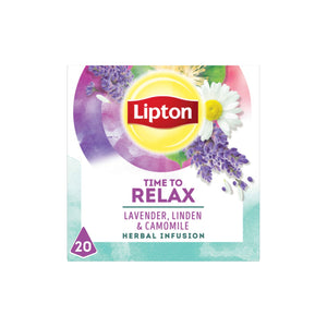 Infusão Lipton Time to Relax 34 g 20 un