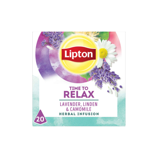 Infusão Lipton Time to Relax 34 g 20 un