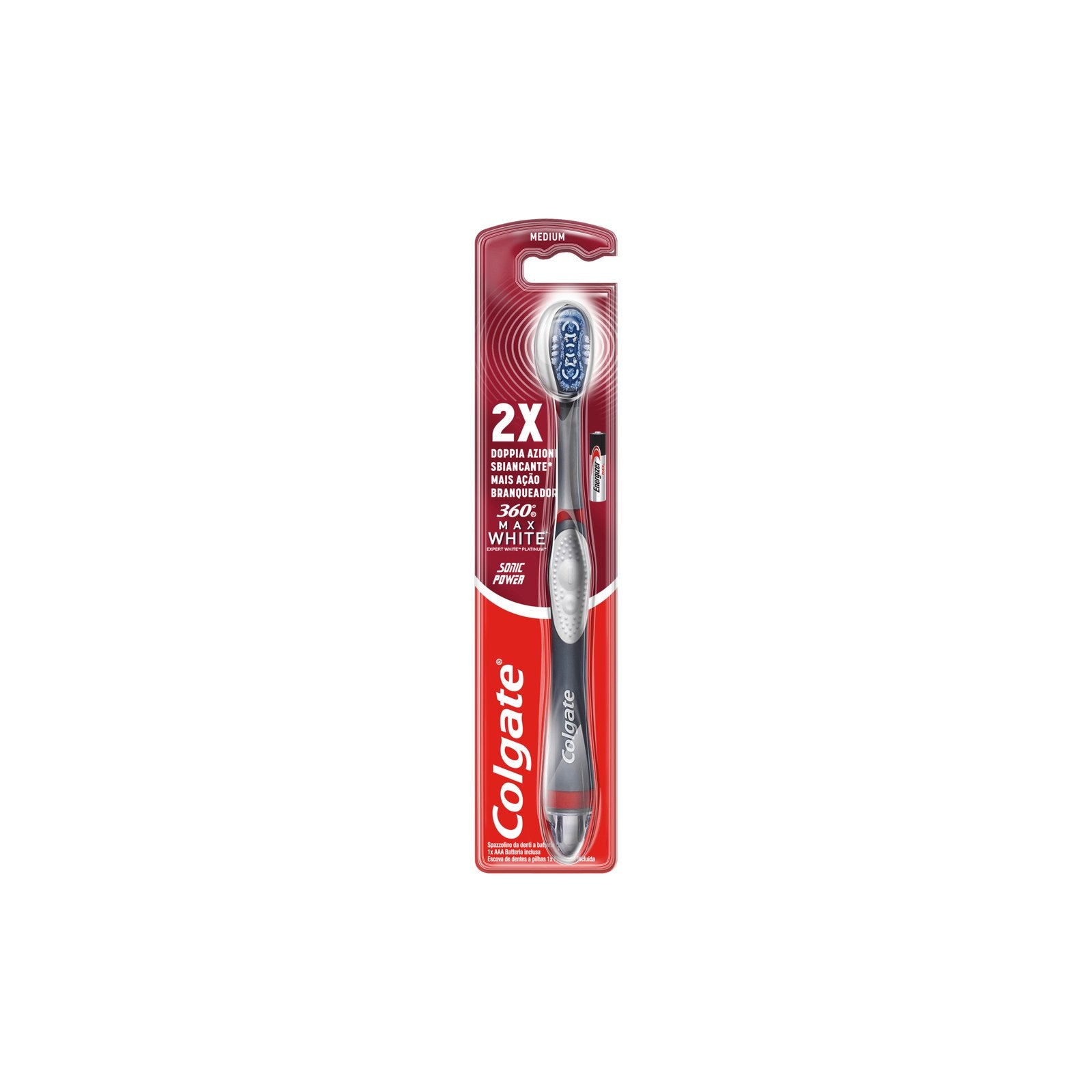Colgate 360 Floss Tip Média a Pilhas 1 un