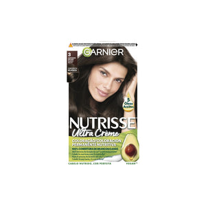 Garnier Nutrisse Coloração Permanente 3 Castanho Escuro 1 un