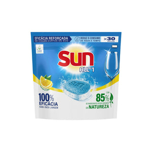 Pastilhas para Máquina de Loiça Sun All in 1 Limão 495 g