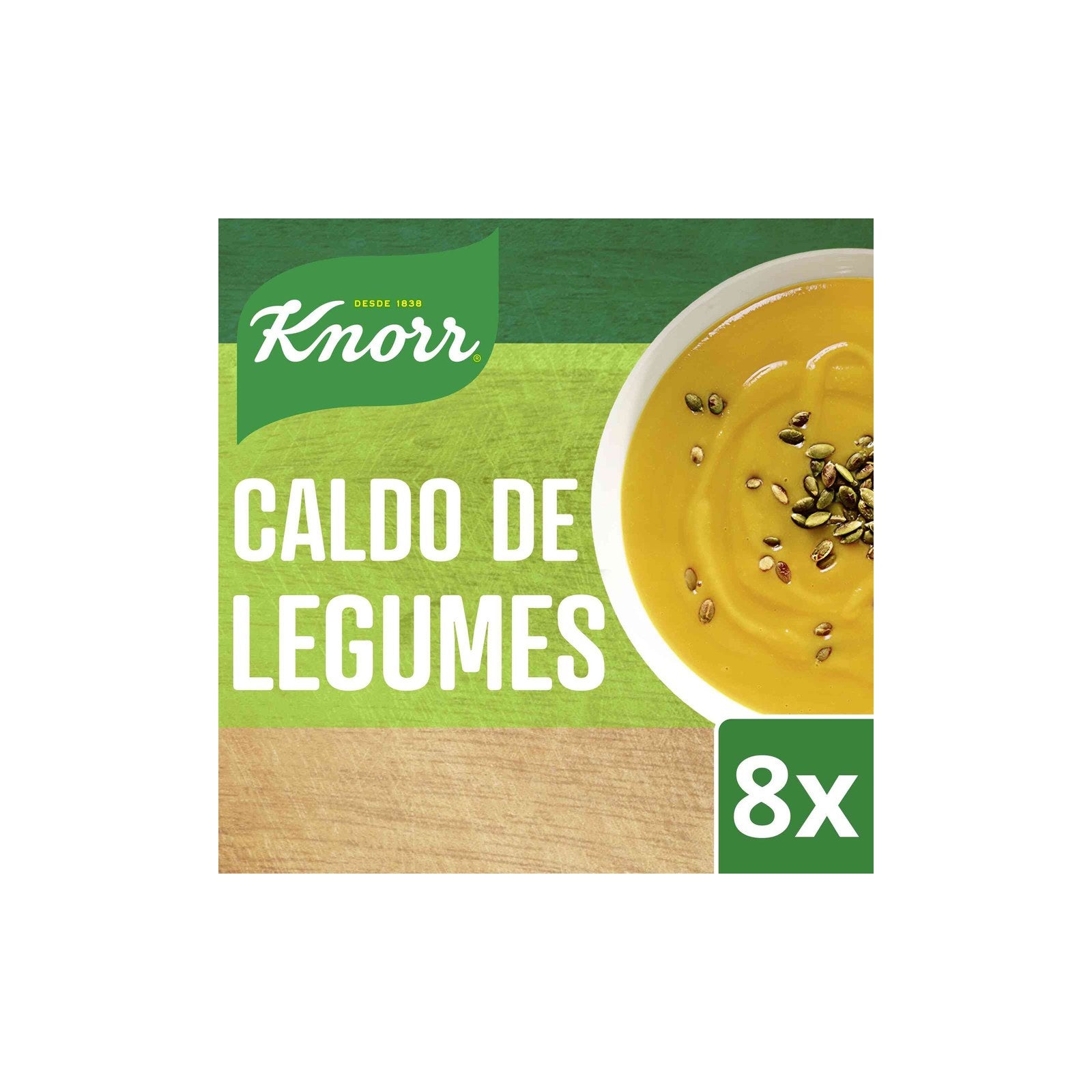 Caldo de Legumes em Cubos sem Glúten Knorr 80 g 8 un