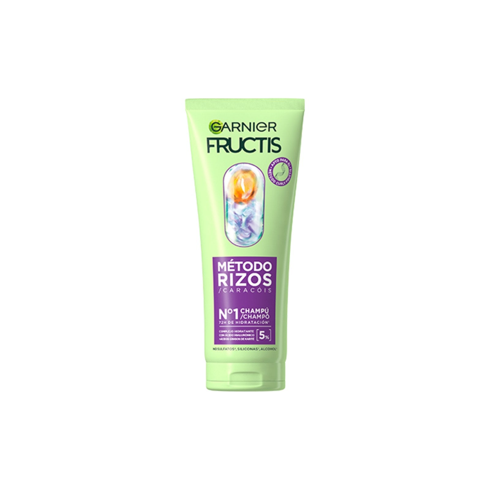 Garnier Fructis Champô Método Caracóis 200 ml
