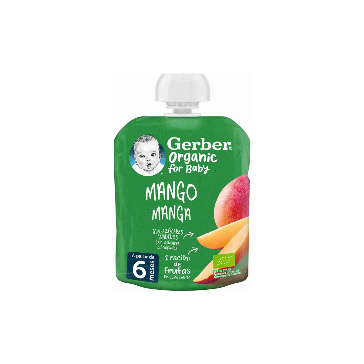 Gerber Organic Puré de Manga +6M 90 g