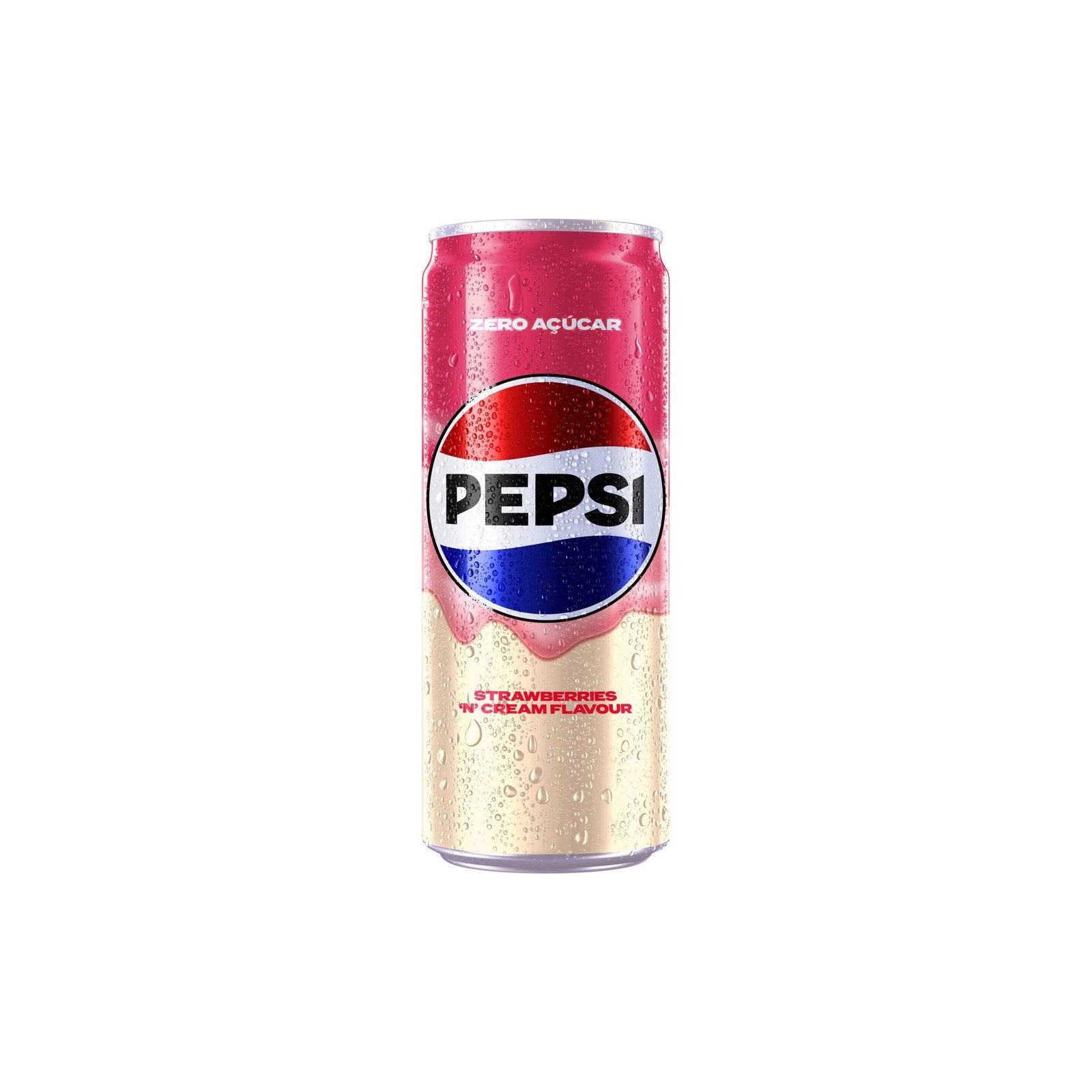 Refrigerante Pepsi Strawberries 'N' Cream Zero 0,33 L 33 cl
