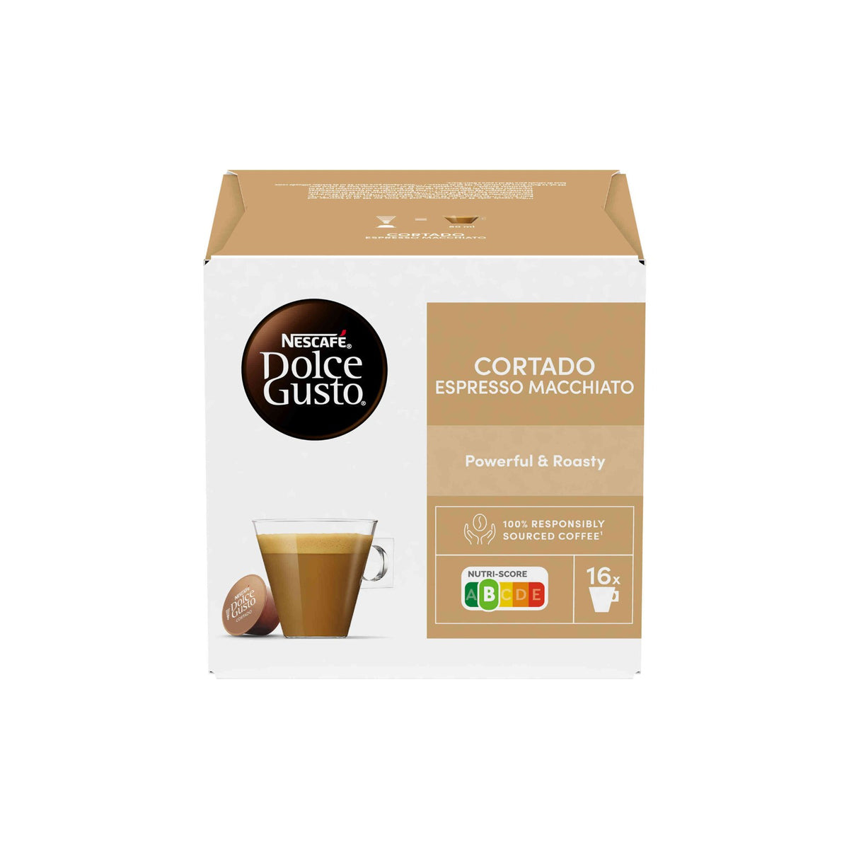 Nescafé Dolce Gusto Cortado Espresso Macchiato 16 Cápsulas 16 un