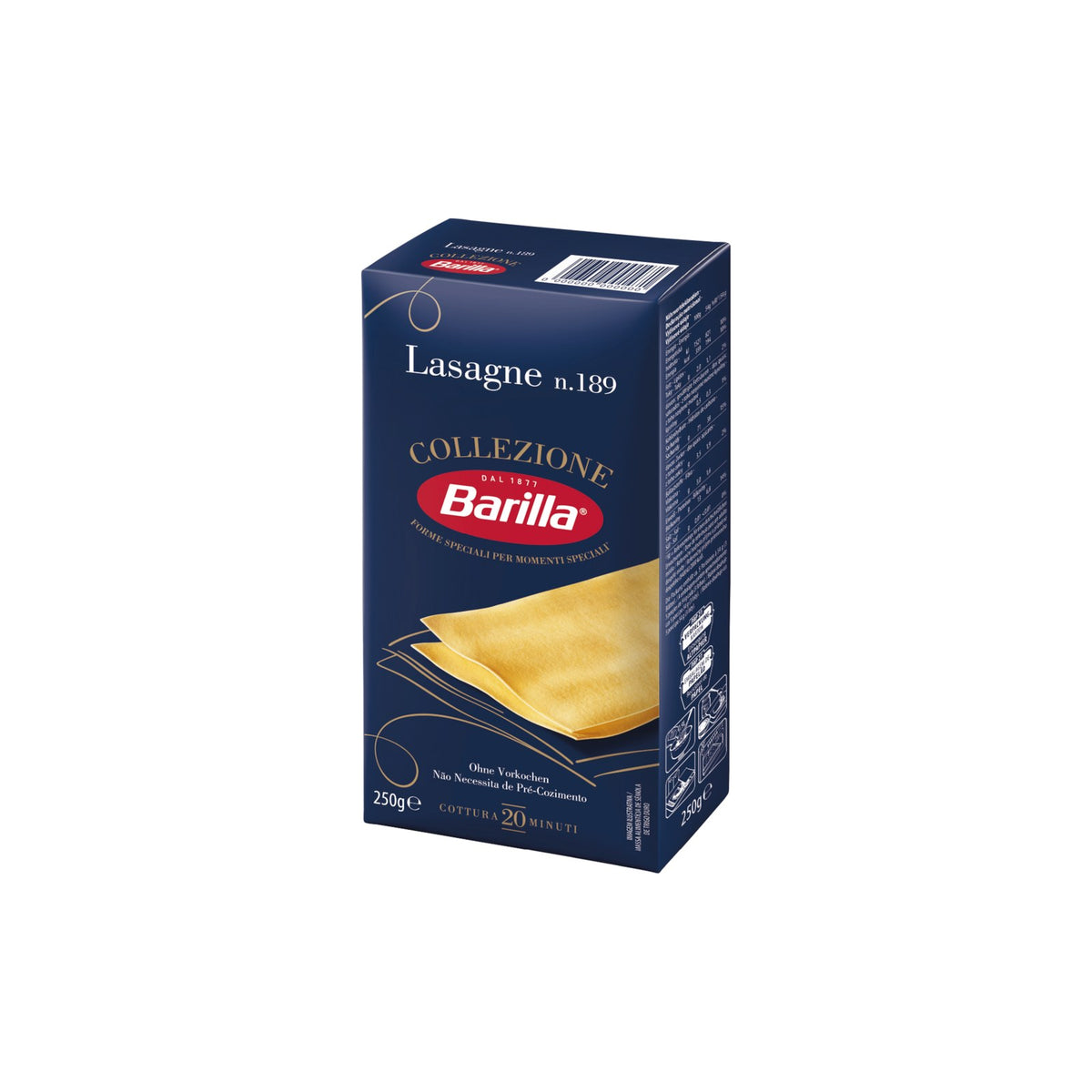 Barilla Lasanha de Sêmola 250 g