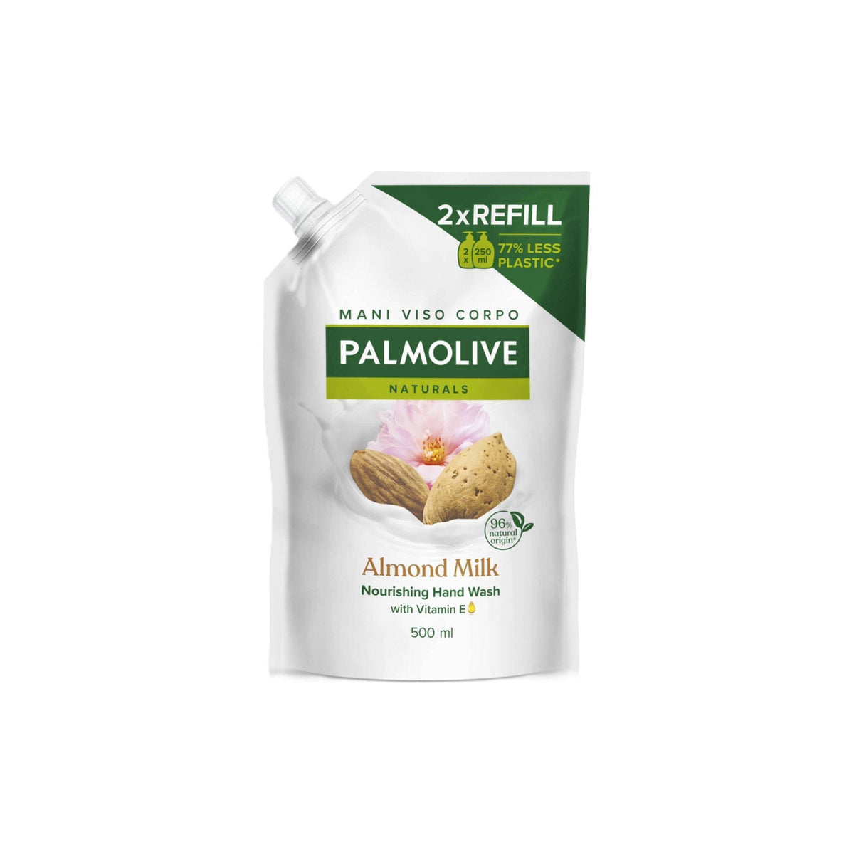 Palmolive Naturals Leite e Amêndoa Eco Recarga 500 ml