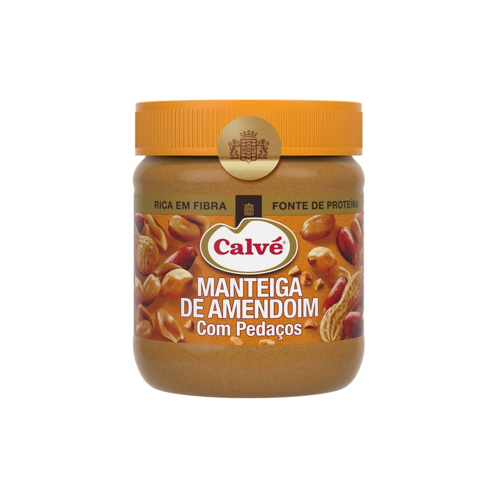 Manteiga de Amendoim com Pedaços Calvé 350 g