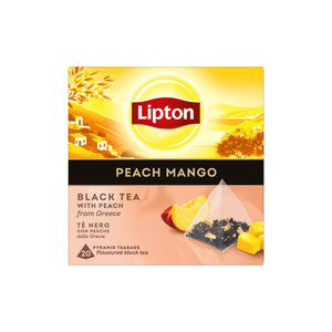 Chá Preto Lipton Pêssego e Manga 34 g 20 un