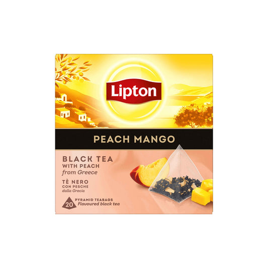Chá Preto Lipton Pêssego e Manga 34 g 20 un