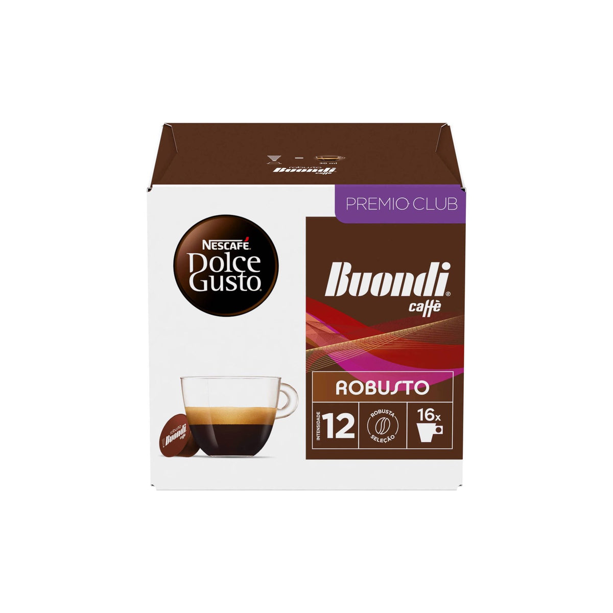 Nescafé Dolce Gusto Buondi Robusto Intensidade 12 16 un